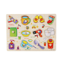 Load image into Gallery viewer, Wooden Puzzle Hand Grab Board Set