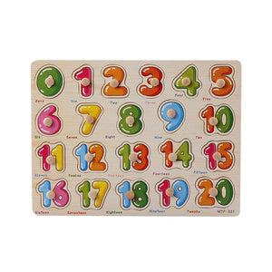 Wooden Puzzle Hand Grab Board Set