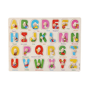 Wooden Puzzle Hand Grab Board Set