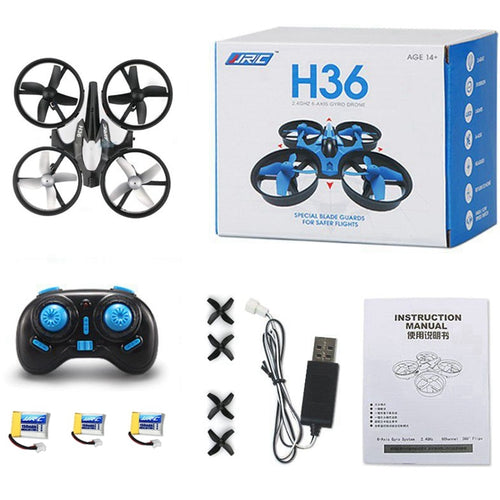 3 Batteries Mini Drone Rc Quadcopter Fly Helicopter Blade Inductrix Drons Quadrocopter