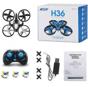 3 Batteries Mini Drone Rc Quadcopter Fly Helicopter Blade Inductrix Drons Quadrocopter
