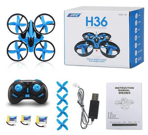 3 Batteries Mini Drone Rc Quadcopter Fly Helicopter Blade Inductrix Drons Quadrocopter