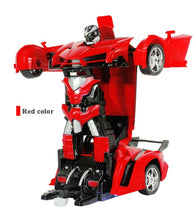 Load image into Gallery viewer, 2In1 RC Car Sports Car Transformation Robots