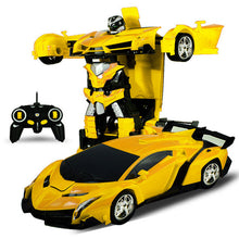 Load image into Gallery viewer, Electric RC Car Sports Car Shock Resistant Transformation Robot