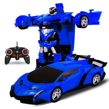 Load image into Gallery viewer, Electric RC Car Sports Car Shock Resistant Transformation Robot