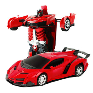 Electric RC Car Sports Car Shock Resistant Transformation Robot