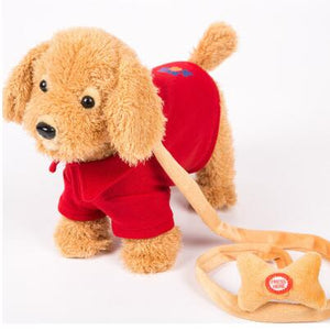 Electric Leash Dog Colorful  Teddy  Toy