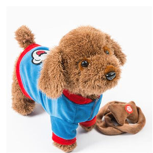 Electric Leash Dog Colorful  Teddy  Toy