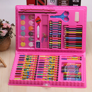 86Pcs/Set Blue Pink Painting Paint  Tool Set