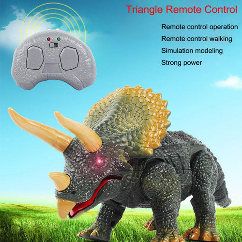 Walking Remote Control Dinosaur Triceratops