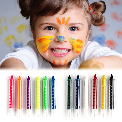 6 Colors Face Painting Crayon Pencils