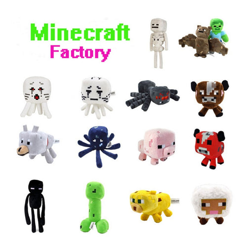 15 Styles 16-26cm Minecraft Plush Toys