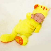 Load image into Gallery viewer, 35CM Lifelike Plush Stuffed Newborn Baby Doll