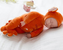 Load image into Gallery viewer, 35CM Lifelike Plush Stuffed Newborn Baby Doll