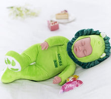 Load image into Gallery viewer, 35CM Lifelike Plush Stuffed Newborn Baby Doll