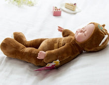 Load image into Gallery viewer, 35CM Lifelike Plush Stuffed Newborn Baby Doll