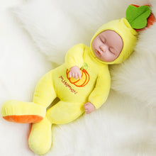 Load image into Gallery viewer, 35CM Lifelike Plush Stuffed Newborn Baby Doll