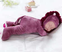 Load image into Gallery viewer, 35CM Lifelike Plush Stuffed Newborn Baby Doll