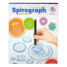 Load image into Gallery viewer, 22pcs Spirograph Drawing toys set Interlocking Gears &amp; Wheels