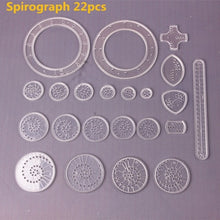 Load image into Gallery viewer, 22pcs Spirograph Drawing toys set Interlocking Gears &amp; Wheels