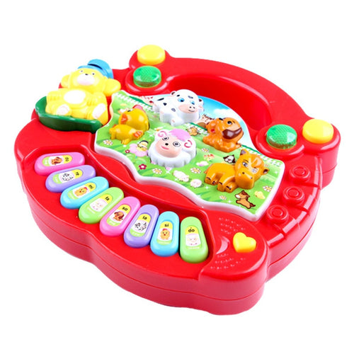 1pc Baby Musical Toys Educational Animal Farm Piano