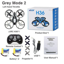 Load image into Gallery viewer, H36 Mini Quadcopter 2.4G 4CH 6-Axis Speed 3D Flip Headless Mode RC Drone