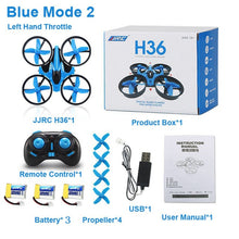 Load image into Gallery viewer, H36 Mini Quadcopter 2.4G 4CH 6-Axis Speed 3D Flip Headless Mode RC Drone