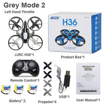 Load image into Gallery viewer, H36 Mini Quadcopter 2.4G 4CH 6-Axis Speed 3D Flip Headless Mode RC Drone