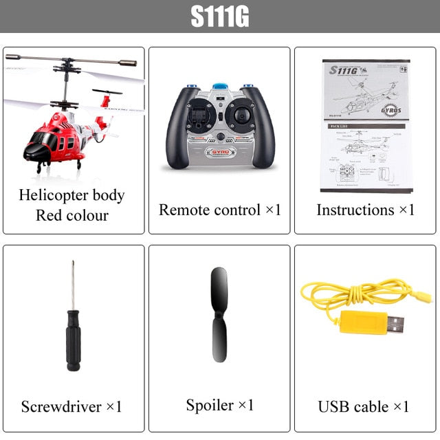 S111G Attack Marines Remote Control Helicopter With LED Light