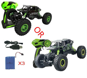 Rc Car 4WD Climbing Rock Rally 4x4 Double Motors Bigfoot Car Remote Control