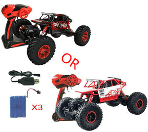 Rc Car 4WD Climbing Rock Rally 4x4 Double Motors Bigfoot Car Remote Control