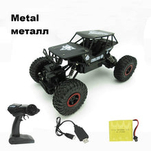 Load image into Gallery viewer, Rc Car 4WD Climbing Rock Rally 4x4 Double Motors Bigfoot Car Remote Control