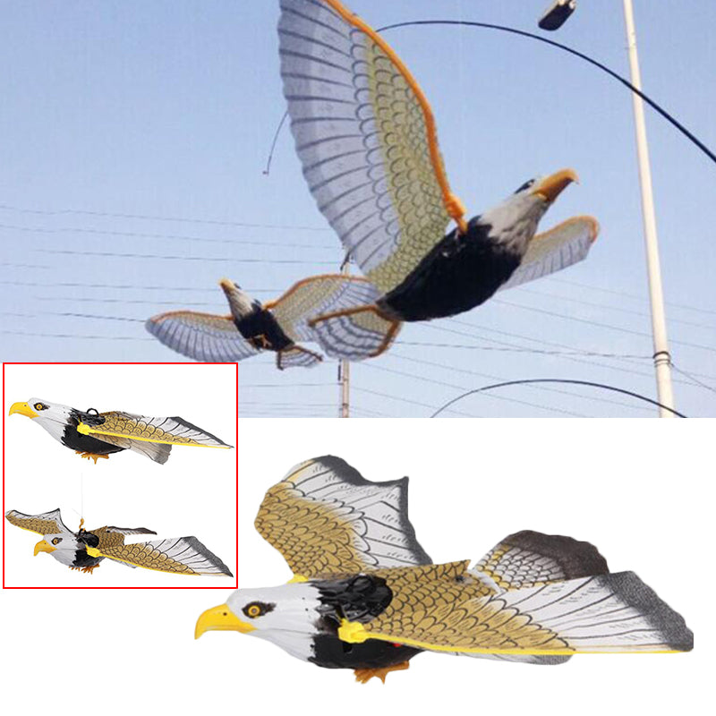 Electric Flying Birds Baby Toys Hanging Wire Flapping Eagle Children Kids Christmas Simulation Electronic Outdoor