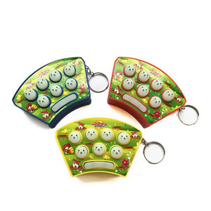 3pcs Hamster Game Mini Handheld Whack-a-mole Game Machine