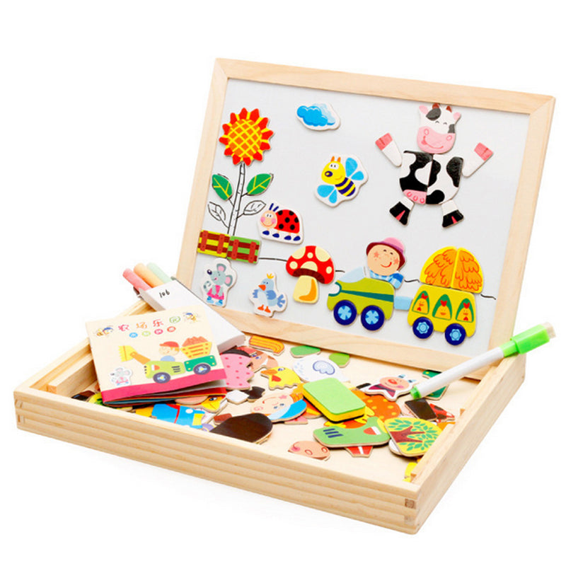 Double Easel Kid Wooden Sketchpad