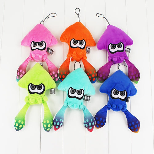 6 Colors 25cm Splatoon Inklings Squid Plush Toys