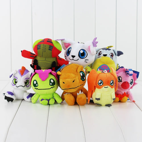 8 Styles 10cm Digimon Plush Toys