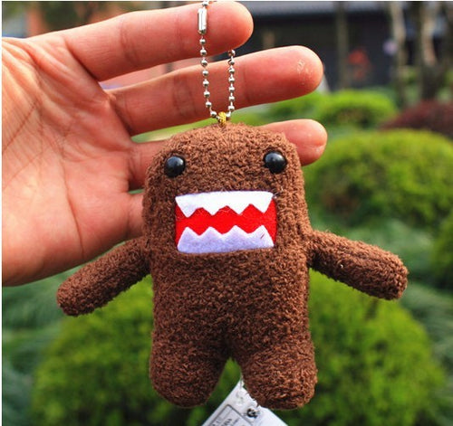 9cm Domo Kun Stuffed Plush Toy Keychain