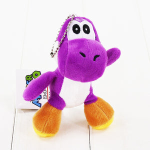 10cm Super Mario Bros Yoshi Stuffed Plush Toys With Keychain Pendant