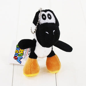 10cm Super Mario Bros Yoshi Stuffed Plush Toys With Keychain Pendant