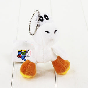 10cm Super Mario Bros Yoshi Stuffed Plush Toys With Keychain Pendant