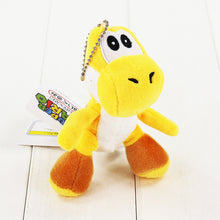 Load image into Gallery viewer, 10cm Super Mario Bros Yoshi Stuffed Plush Toys With Keychain Pendant