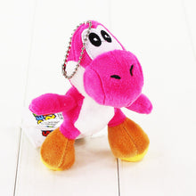 Load image into Gallery viewer, 10cm Super Mario Bros Yoshi Stuffed Plush Toys With Keychain Pendant