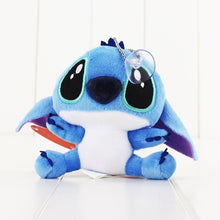 Load image into Gallery viewer, 10cm Lilo Stitch Plush Toys Dolls with sucker keychain