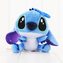 Load image into Gallery viewer, 10cm Lilo Stitch Plush Toys Dolls with sucker keychain