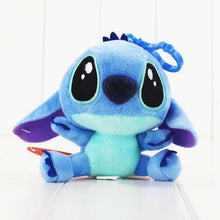 Load image into Gallery viewer, 10cm Lilo Stitch Plush Toys Dolls with sucker keychain