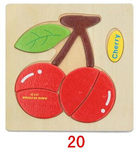 Montessori  Children Early Educational Learning Puzzle Wooden Toys