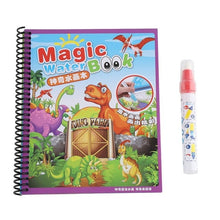 Load image into Gallery viewer, 10 Color Magic Water Drawing &amp; Coloring Book Doodle with Magic Pen