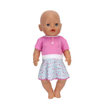 Load image into Gallery viewer, Doll Dress Fit For 43cm Baby Born Zapf Doll and 17inch Doll Accessories