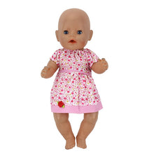 Load image into Gallery viewer, Doll Dress Fit For 43cm Baby Born Zapf Doll and 17inch Doll Accessories